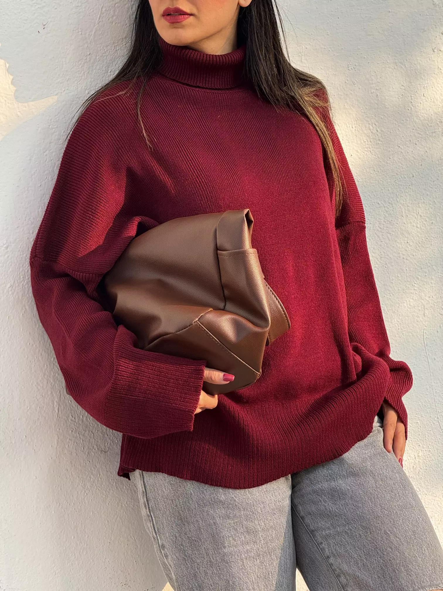 بافت یقه اسکی جورجینا